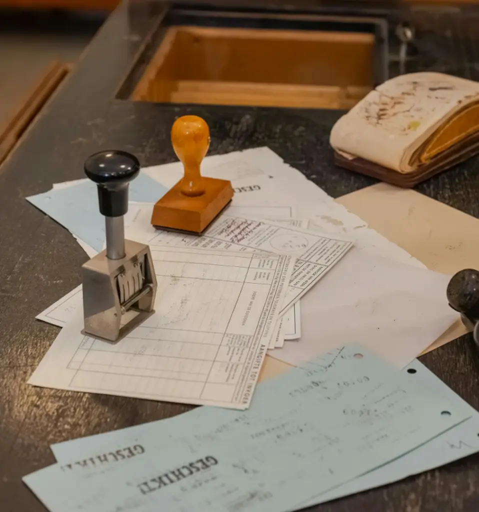Documents with MEA Apostille and embassy stamps