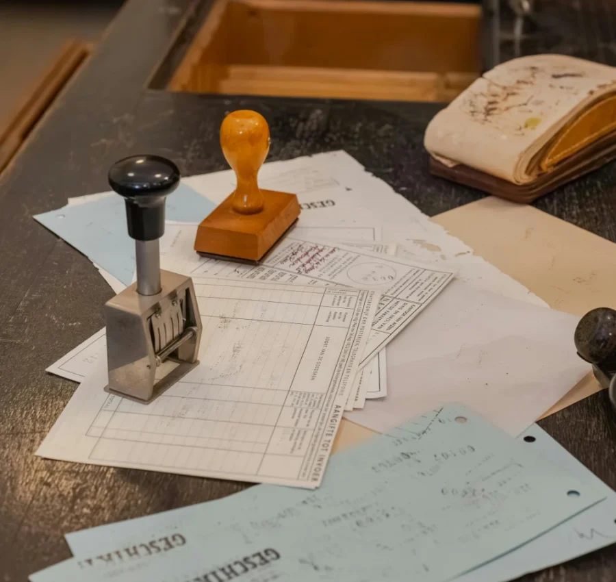Documents with MEA Apostille and embassy stamps